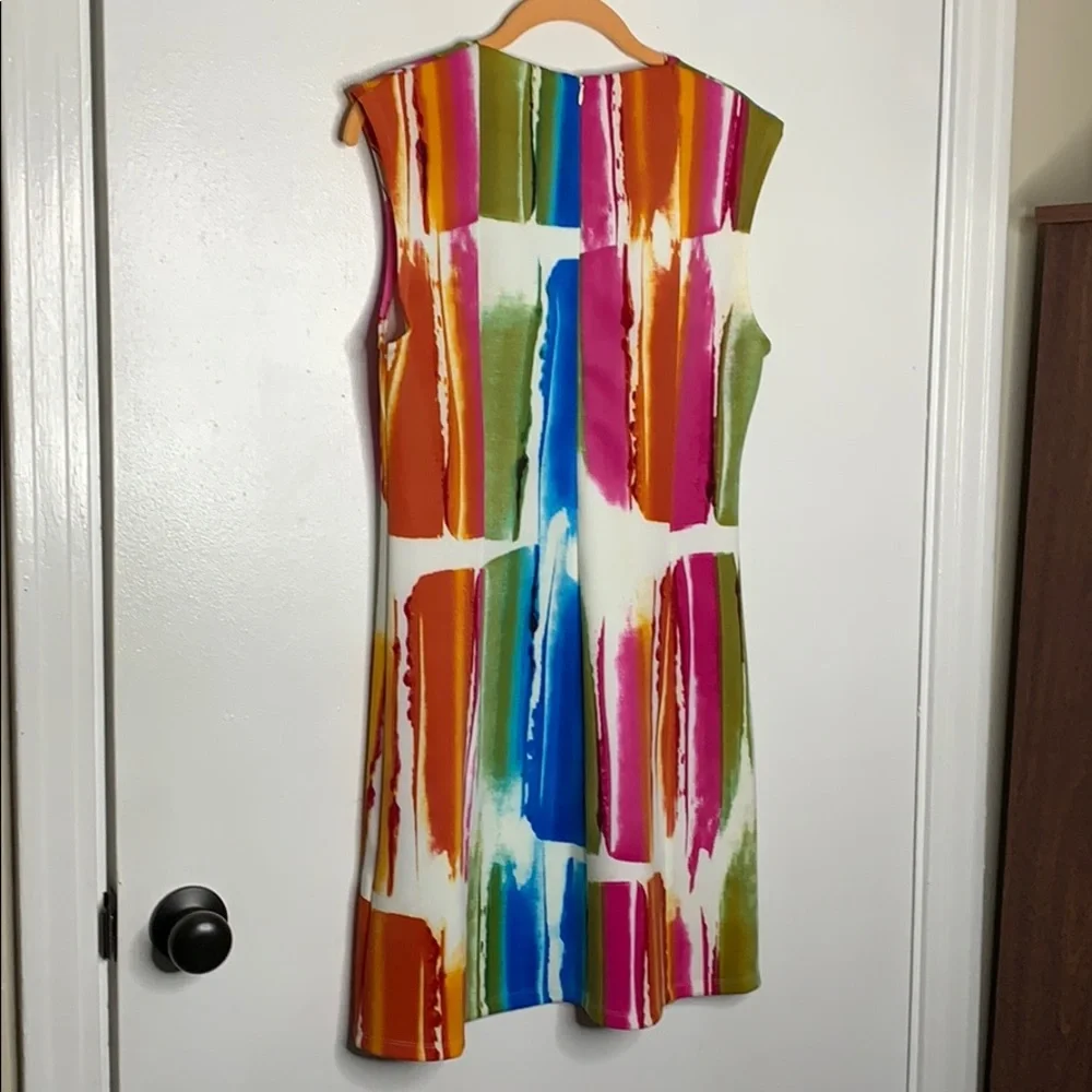 Black Swan Painted Spandex‎ A-line Dress